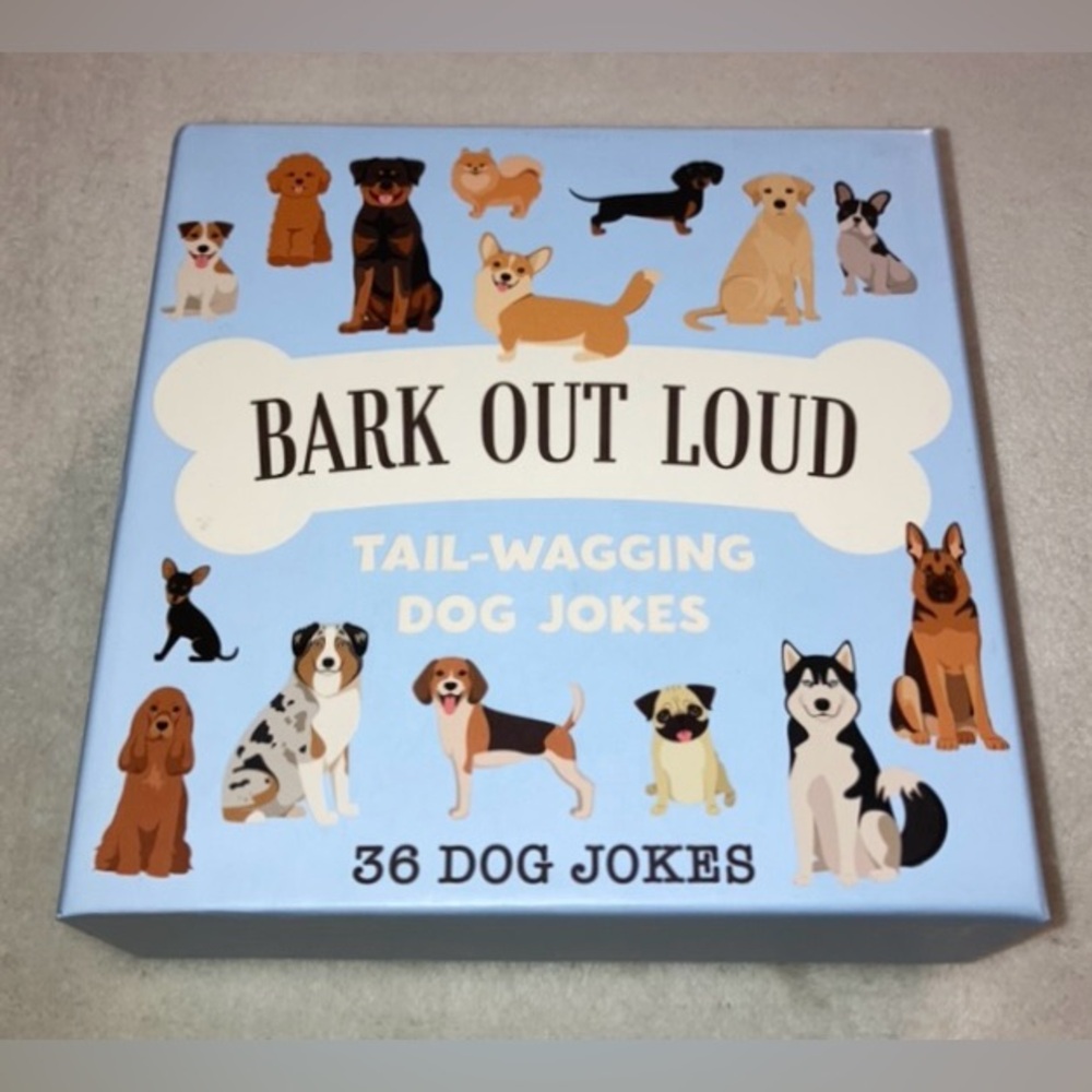 FUN dog lovers training cards includes how to speak dog and bark out loud jokes - Picture 2 of 7